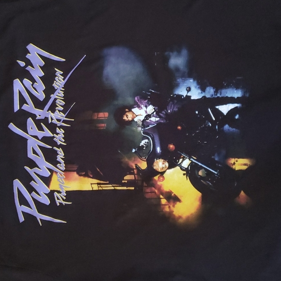 ❤ PRINCE | Purple Rain Motorcycle Prince And The Revolution Tee - Picture 2 of 5